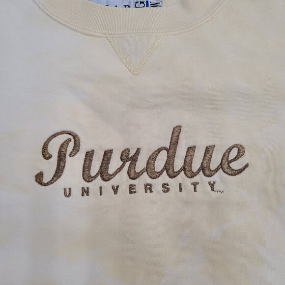 Vintage Purdue-University Sweatshirt Large 25x25 Boxy - Picture 13 of 14